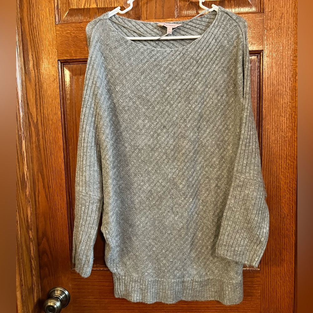 Juicy Couture Gray Crew Neck Sweater